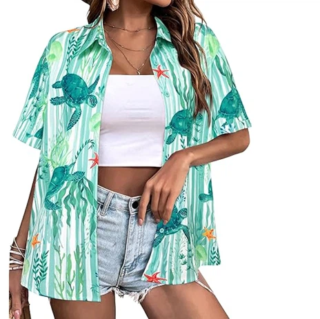 Marine Life Pattern Printed Fabric Marine Life Pattern Printed Fabric